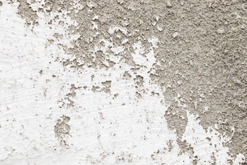 Concrete wall background, gray backdrop and white color paint