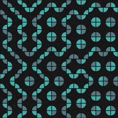 Abstract Geometric Pattern generative computational art illustration