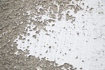 Concrete wall background, gray backdrop and white color paint