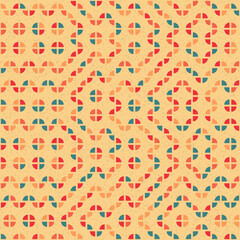 Abstract Geometric Pattern generative computational art illustration