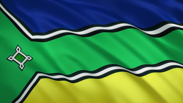 Amapa - Waving Flag Video Background - Brazil State