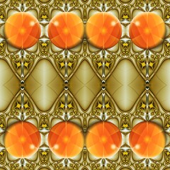 Decoration fractal background tile