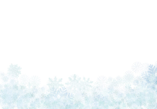 Winter snowflake fantasy image background light blue Ver