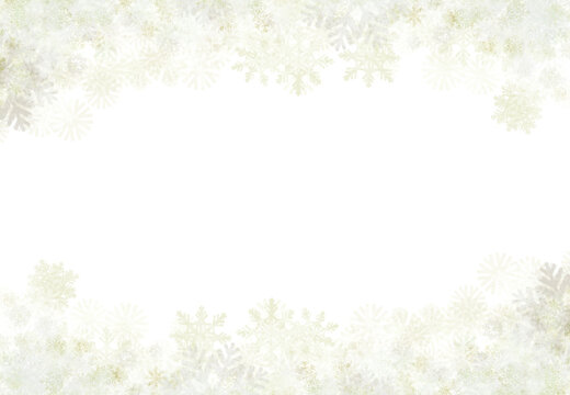 Winter snowflake fantasy image background light gold Ver