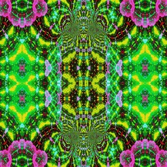 Decoration fractal background tile