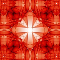 Decoration fractal background tile