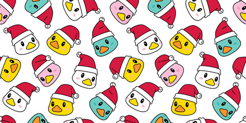 duck seamless pattern rubber duck heart valentine shower bathroom toy chicken bird head vector pet scarf gift wrapping paper cartoon animal doodle tile wallpaper repeat background illustration design