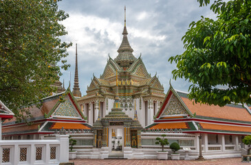 Building at the Wat Pho Temple complex in Bangkok