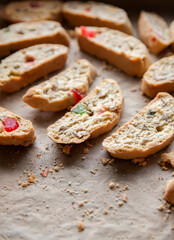 Biscotti. Italian traditional pastries.