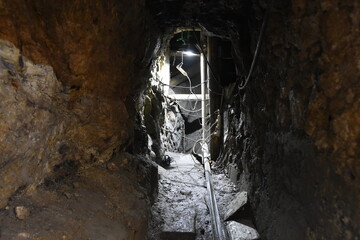 Zabytkowa kopalnia Amalia z XVI w. w Srebrnej Gorze na Dolnym Slasku