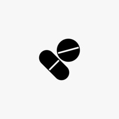 drug icon. drug vector icon on white background