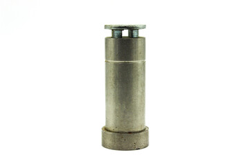 Door stopper on white background with selective focus
