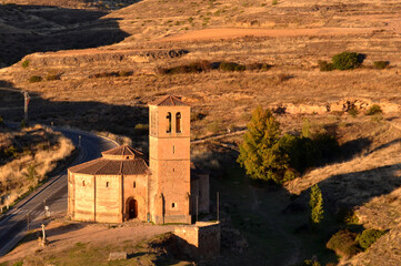 Church of the Vera Cruz located in the surroundings of Segovia