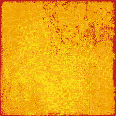 Grunge background is yellow. Vintage abstract texture. Multicolor modern style scratched pattern