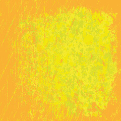 Grunge background is yellow. Vintage abstract texture. Multicolor modern style scratched pattern