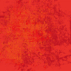 Grunge background is red. Vintage abstract texture. Multicolor modern style scratched pattern