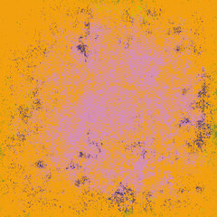 Yellow orange grunge background. Vector scratched texture