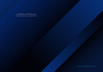 Fototapeta premium Vector modern graphic design, presentation background. Illustration art, element of geometric shape, line pattern with gradient blue colours background for booklet, business cover, wallpaper, template