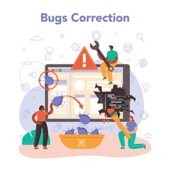 Cyber or web security. Digital data protection and database safety