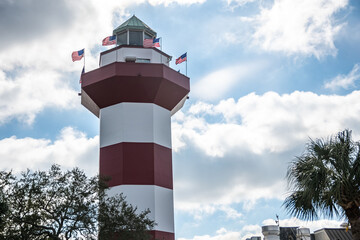 Harbour Town Lighthouse in Hilton Head Island, South Carolina