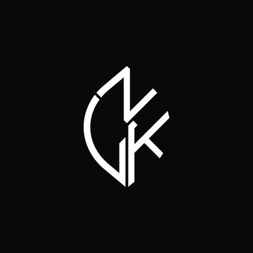 NLK letter logo creative design. NLK unique design
