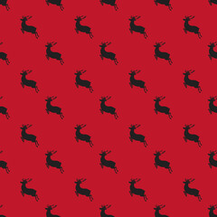 Christmas seamless pattern background. Vector illustration.