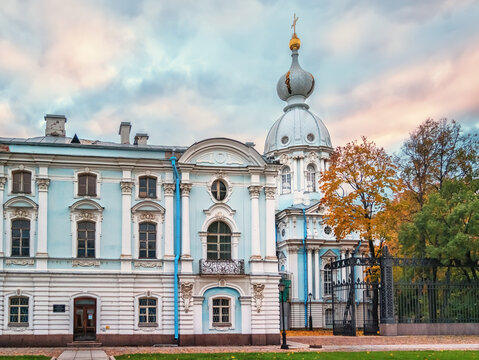 Architectural masterpieces of Saint Petersburg. Smolny Convent of the Resurrection