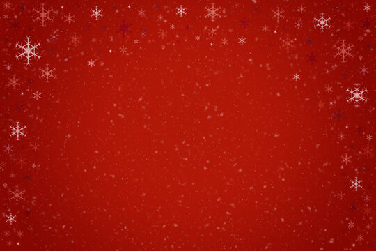 Abstract red Christmas winter background