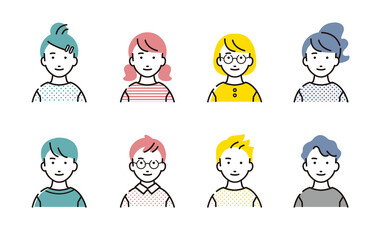 笑顔の子供セット