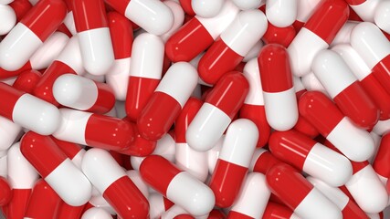 pills medical health protection background pandemic virus 3d render