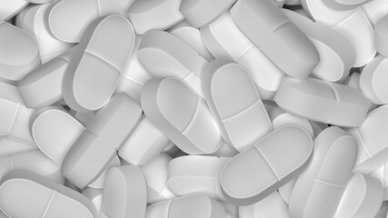 pills medical health protection background pandemic virus 3d render