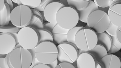 pills medical health protection background pandemic virus 3d render