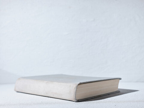 Gray Book On Gray Background