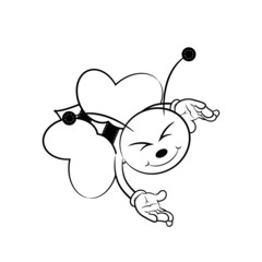 cartoon bee