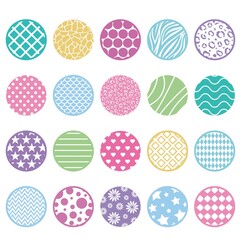 Keychain simple pattern background. Vector illustration