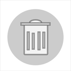 trash bin icon