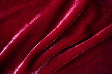 red velvet draped texture