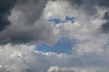 Fototapeta premium Stormy sky background 