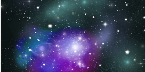 Fototapeta na wymiar Galaxy in space dark textured background