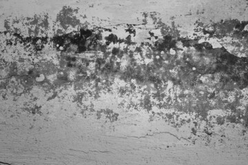 Old grey concrete wall. Grunge background