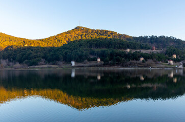 Windmills of Cubuk Lake (&Ccedil;ubuk G&ouml;l&uuml;), Goynuk - Bolu - Turkey