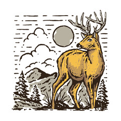 Deer illustration