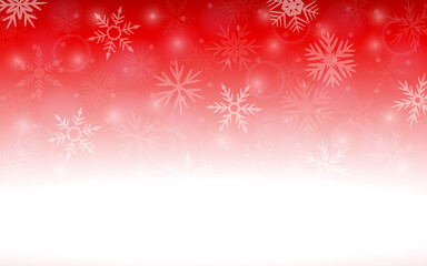 Fototapeta na wymiar Christmas red background with snowflakes. 