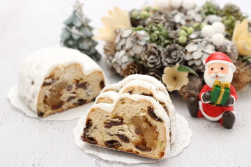 クリスマスのお菓子　
シュトーレン