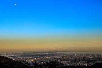 Obraz premium sunrise over the city