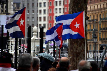 Demonstration against Cuban regime