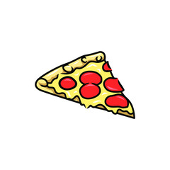 pizza slice vector for logo suggestion