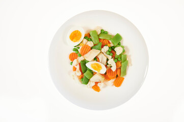 Spanish cuisine mixed vegetables (Menestra de Verduras)