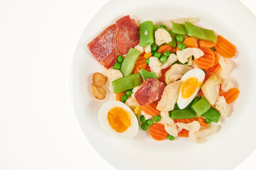 Spanish cuisine mixed vegetables (Menestra de Verduras)