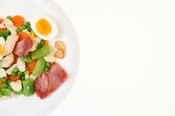 Spanish cuisine mixed vegetables (Menestra de Verduras)